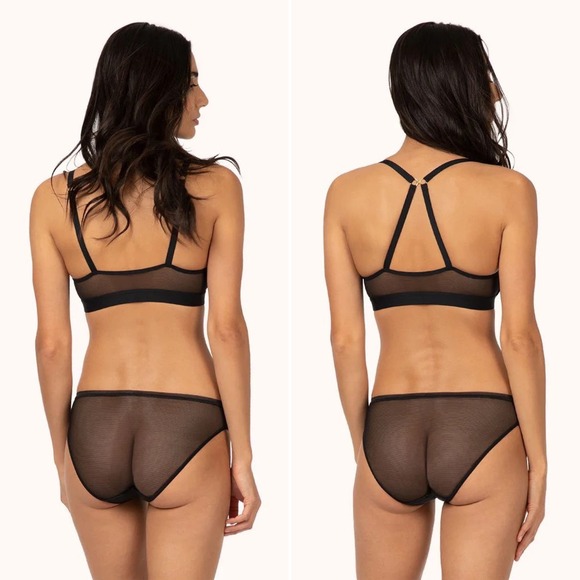 NWOT Lively The Front Close No-Wire Bra Black Size 36DD Wireless Comfortable - Picture 2 of 16